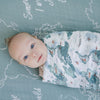 World Map/Someday Oh-So-Soft Muslin Swaddle Blanket Set