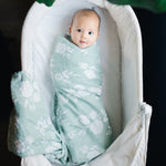 Vintage & Modern Floral Classic Muslin Swaddle Blanket Set