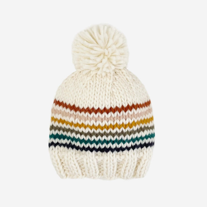 Rainbow Stripe Hat - Retro