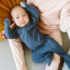 Bamboo Organic Cotton Sleep & Play Footie - Midnight