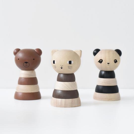 Wood Stacking Animals