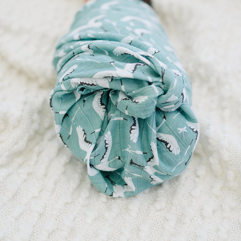 Crane + Dragonfly Oh-So-Soft Muslin Swaddle Blanket Set