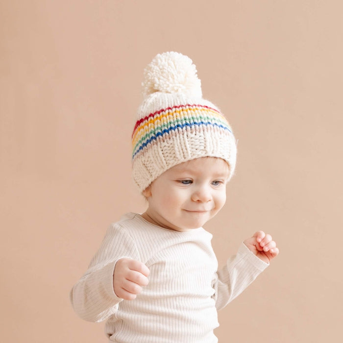 Rainbow Stripe Hat - Reagan