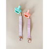 Itzy Clip Linen Pacifier Straps