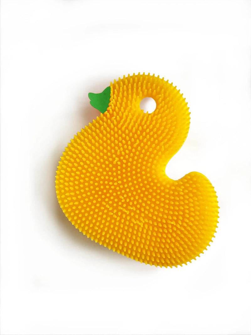 Squigee Silicone Bath Duck - Yellow