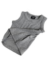 Ribbed Tank - Charcoal