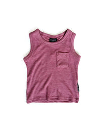 Ribbed Tank - Hibiscus