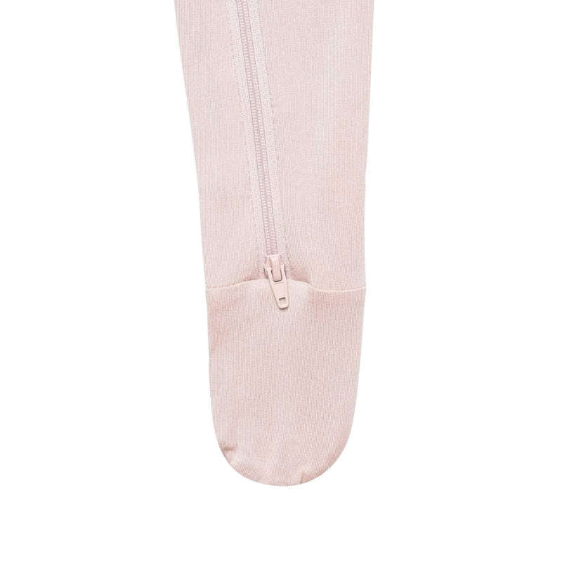 Zippered Footie - Blush