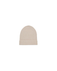 Rylee + Cru natural adult beanie against white backdrop