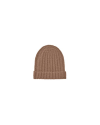 Rylee + Cru mocha adult beanie against white backdrop