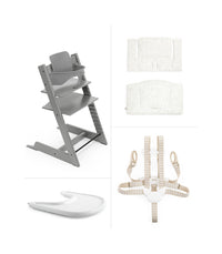 Tripp Trapp High Chair with Stokke Tray and Cushion