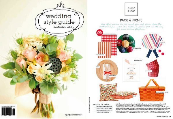 fort & field Wedding Style Guide press inclusion Autumn 2011