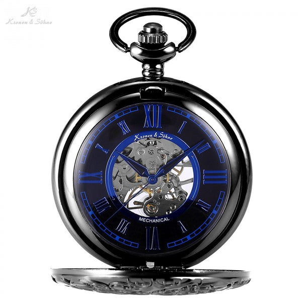 black pocket watch