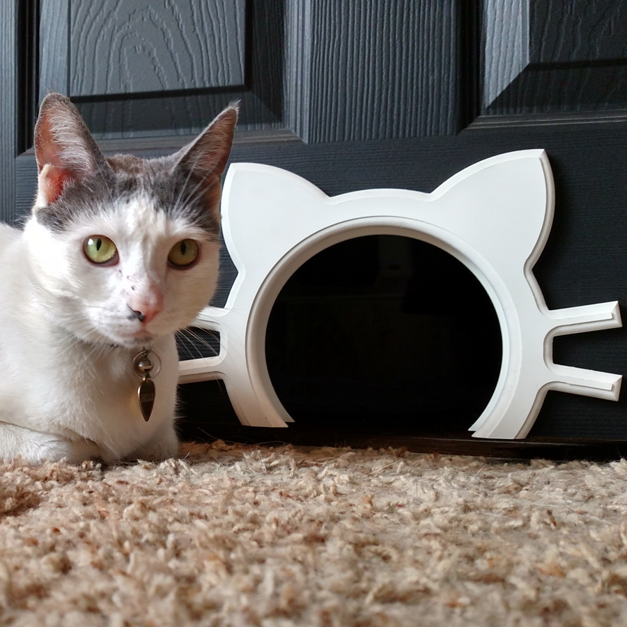 Designer Interior Cat or Pet Door – Cool Cat Door
