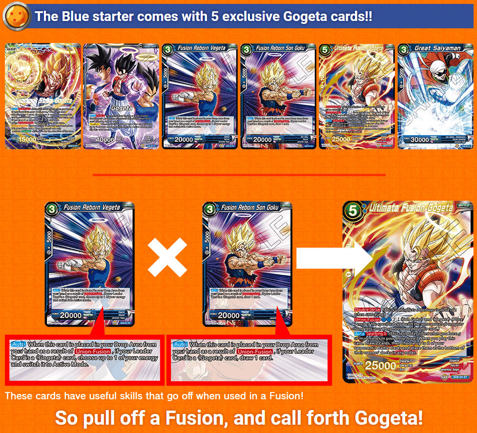 Dragon Ball Super TCG - [DBS-SD06] Resurrected Fusion Starter Deck