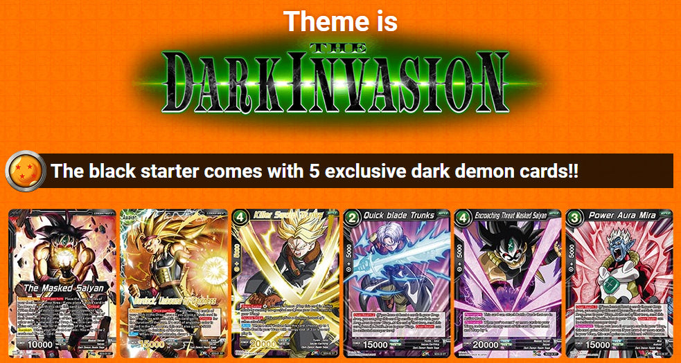 Dragon Ball Super TCG - [DBS-SD03] The Dark Invasion Starter Deck