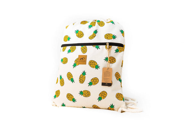 pineapple drawstring backpack