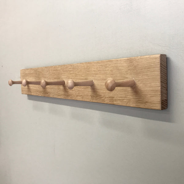 How to Make a Wooden Peg Rack with Shaker Pegs - Grace In My Space