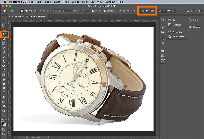 create a transparent background in Photoshop 