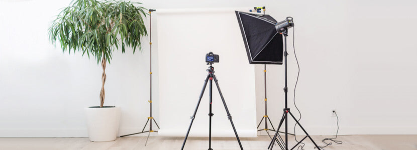 In-house photography department studio