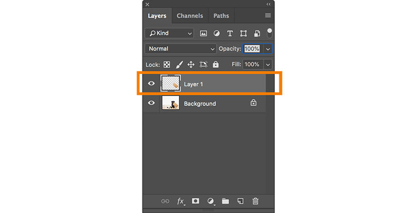 Selecting layer