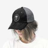 MAVERICK SKULL BADGE TRUCKER HAT