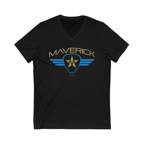 MAVERICK GUITAR PICK V-NECK TEE