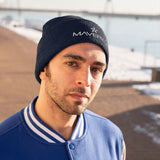 MAVERICK LOGO KNIT BEANIE