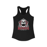 WOMEN'S MAVERICK SKULL FLOURISH RACERBACK TANK