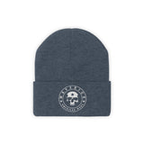 MAVERICK SKULL BADGE KNIT BEANIE