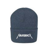 MAVERICK METAL LOGO KNIT BEANIE