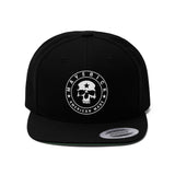 MAVERICK SKULL BADGE FLAT BILL HAT