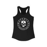 WOMEN'S MAVERICK SKULL BADGE RACERBACK TANK