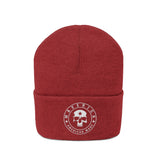 MAVERICK SKULL BADGE KNIT BEANIE