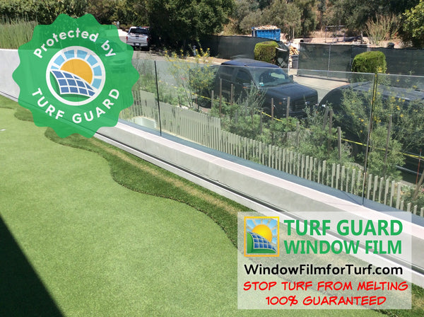 How to Stop Window Reflections Melting Fake Turf Grass