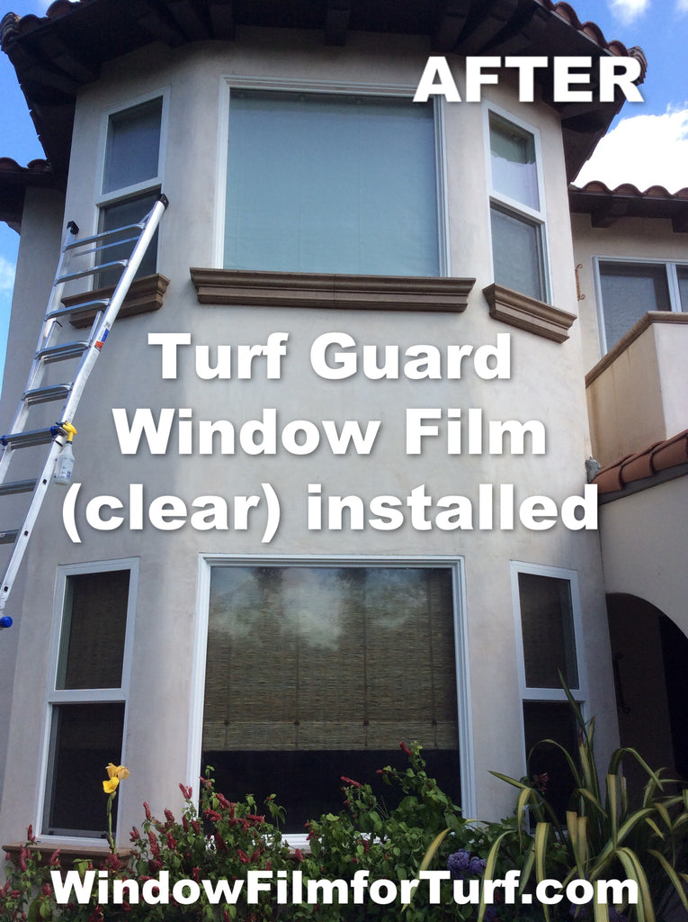 window film for artificial grass