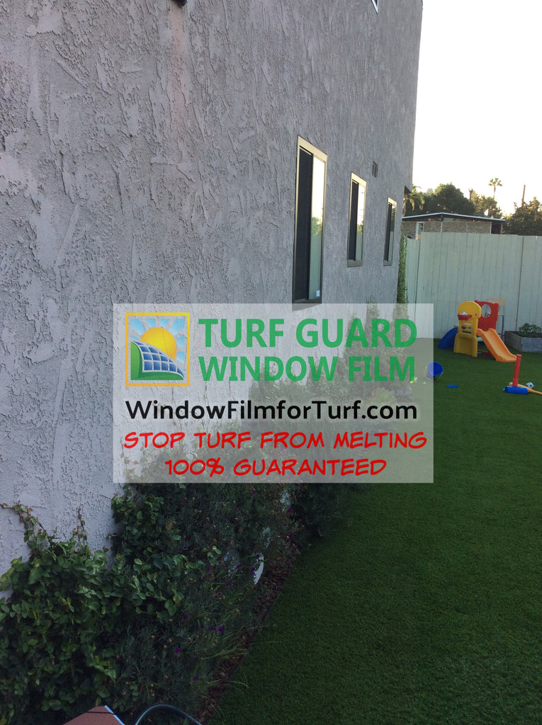 protect synthetic turf from melting from sun damage