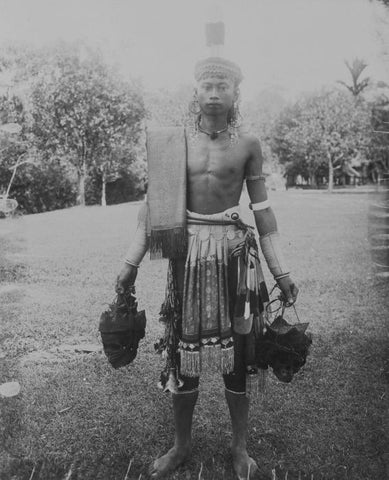 Dayak head taker