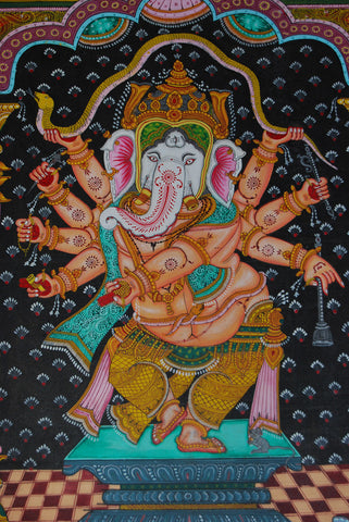 Ganesh patachitra painting