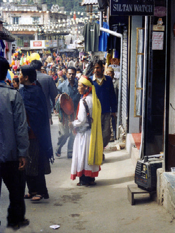 Buddhist shaman in Darjeeling India