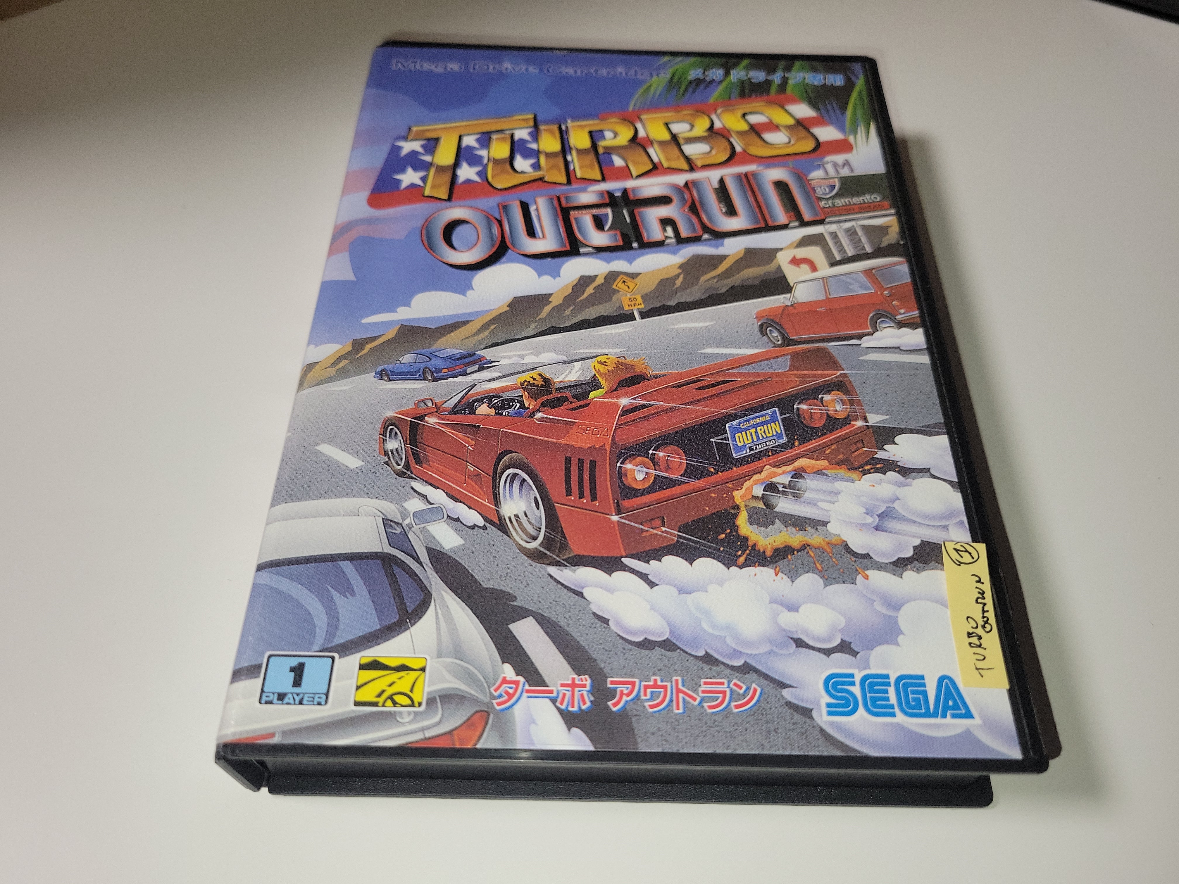 Turbo Outrun Sega Md Megadrive The Emporium Retrogames And Toys