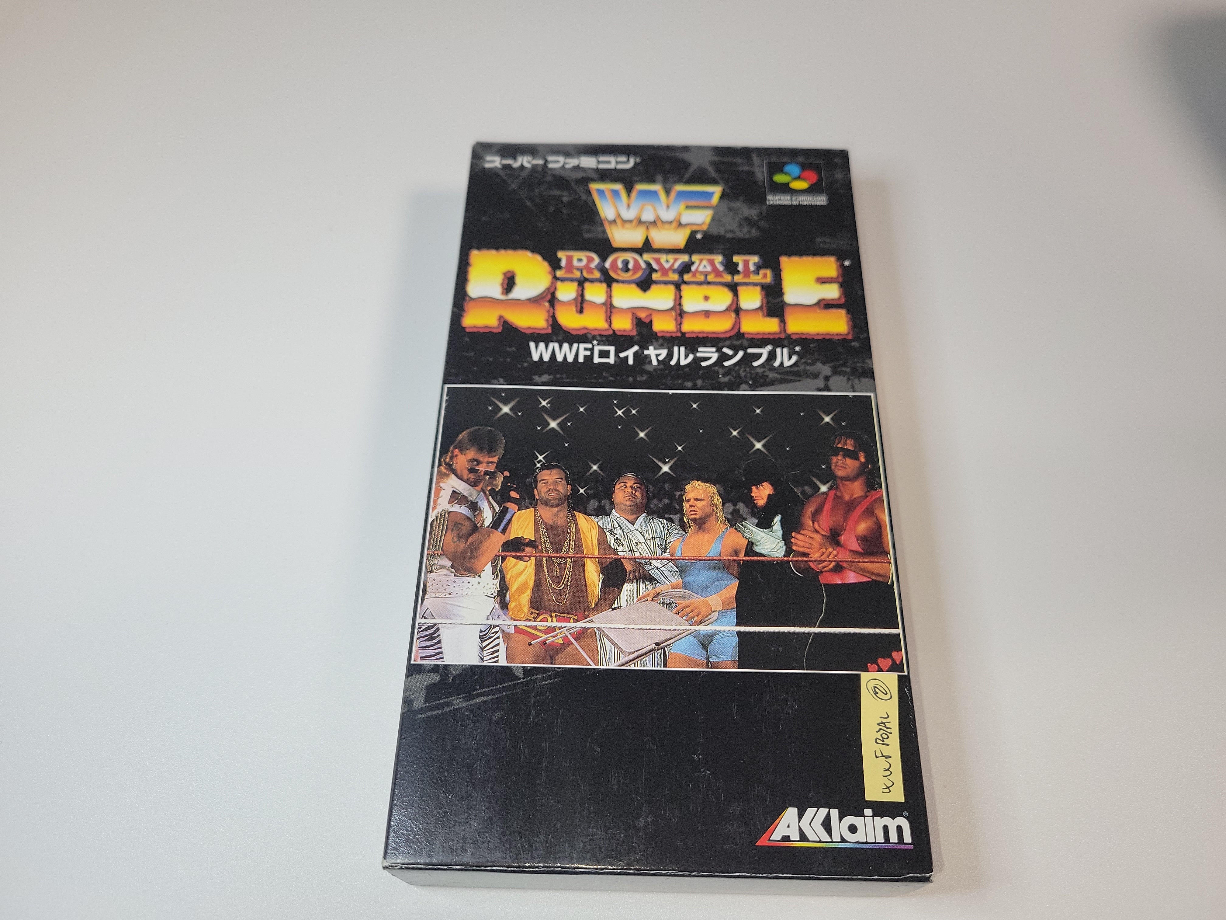 希少な新品！『WWFロイヤルランブル』 スーパーファミコン 海外通販