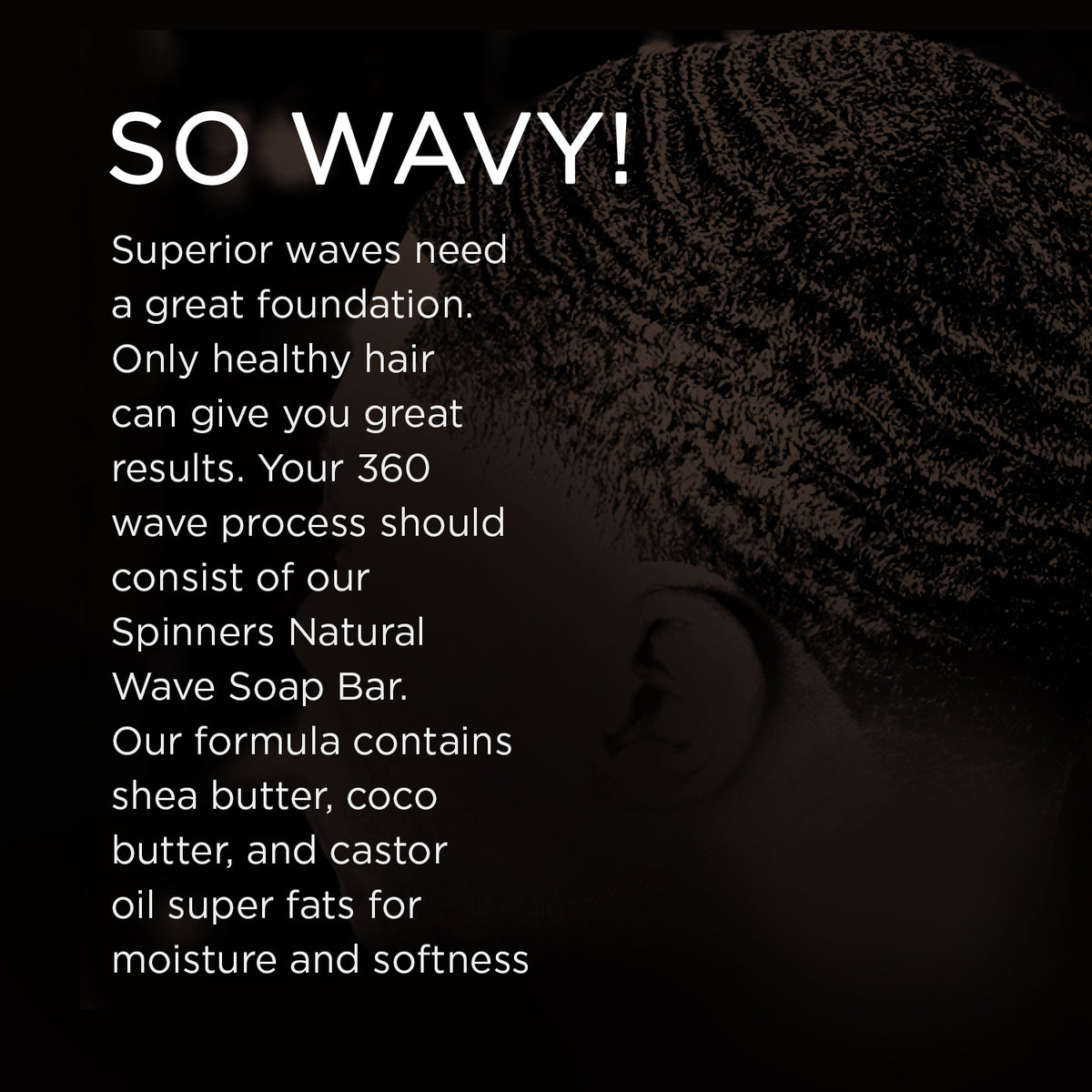 Spinners All-Natural 360 Wave Soap Bar with Jamaican Castor Oil - Xotics By  Curtis Smith