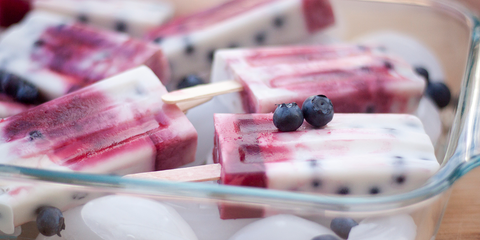 Red White & Blueberry Popsicle