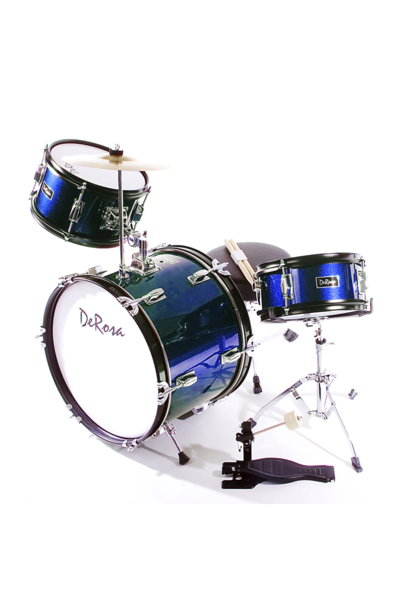 Includes 3 drums - 16" bass drum, 10" snare drum, 10&...