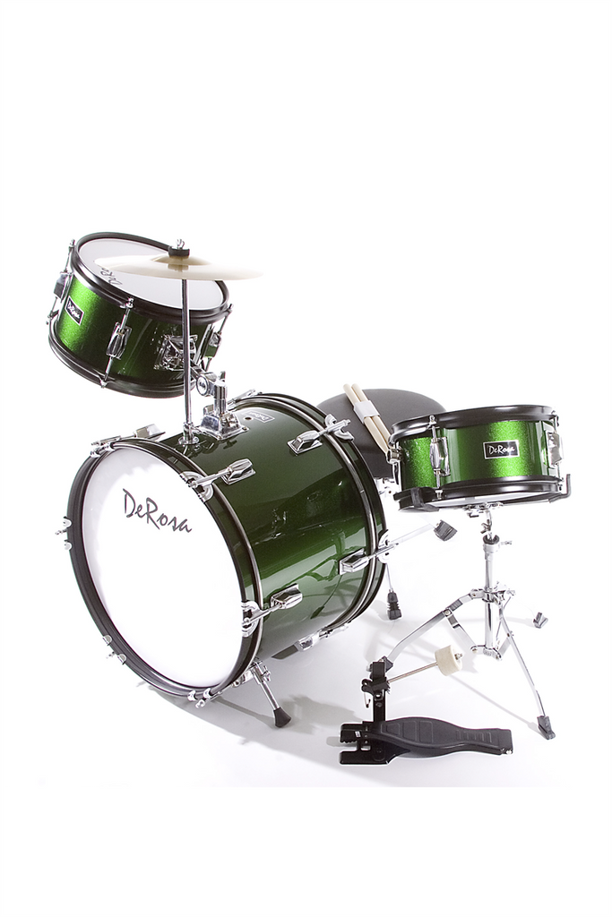 Includes 3 drums - 16" bass drum, 10" snare drum, 10&...