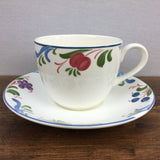 Poole Pottery Cranborne Tea Cup & Saucer