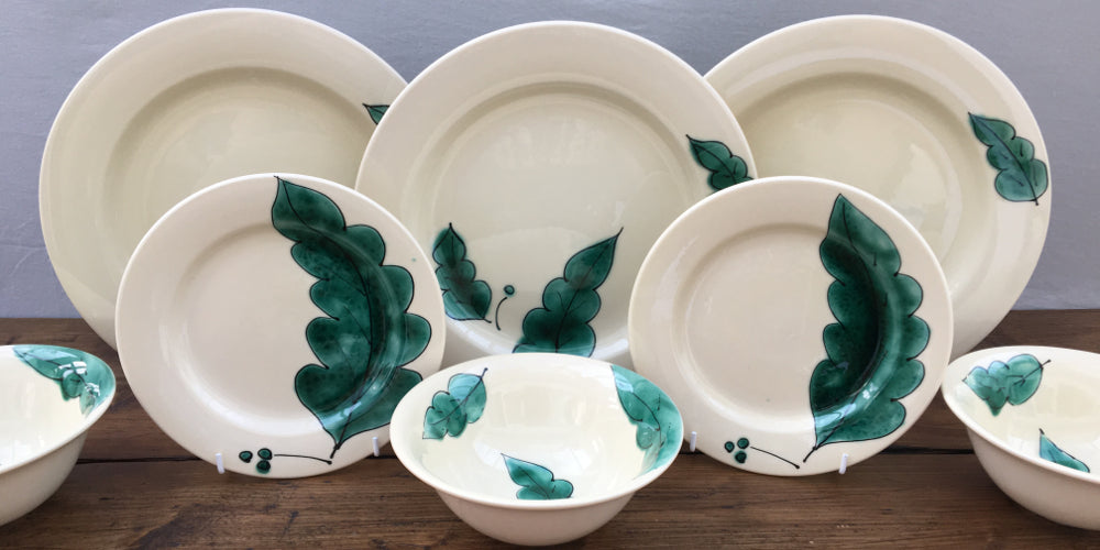 Poole Pottery "Green Leaves"