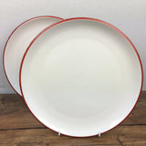 M & S Hamilton Red Dinner Plates