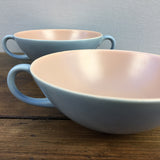 Poole Pottery Peach Bloom & Mist Blue